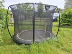 Inground trampoline met veiligheidsnet EXIT Silhouette, Comme neuf, Enlèvement ou Envoi