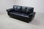 Zanotta “Europa” sofa/daybed in black leather, Italy 1988, Ophalen