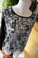 leuk origineel zwart/wit T-shirt, Kleding | Dames, T-shirts, MustHave, Wit, Maat 42/44 (L), Nieuw