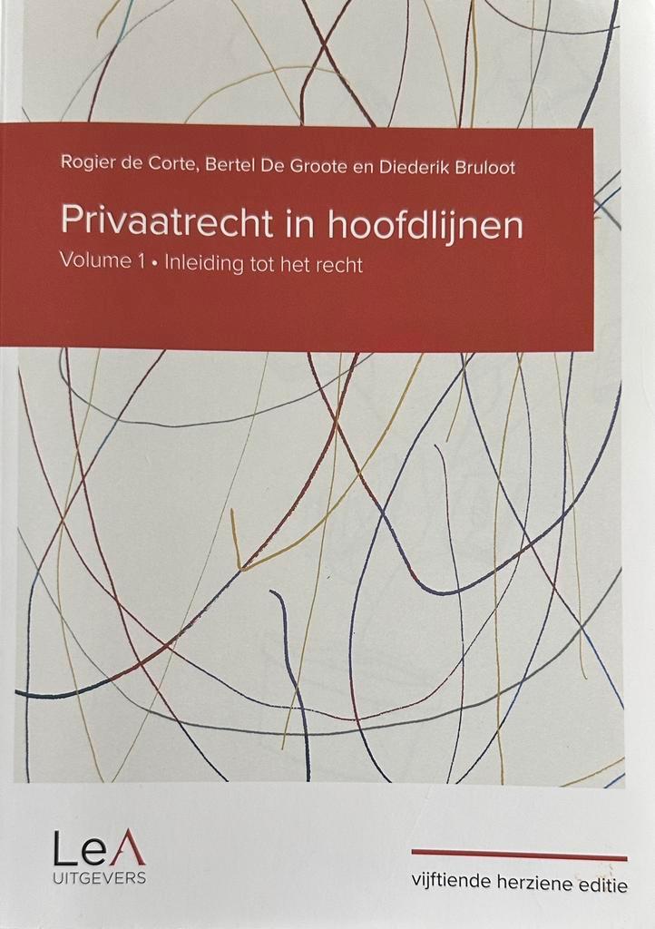 Rogier de Corte - Privaatrecht in hoofdlijnen 15de editie, Boeken, Wetenschap, Ophalen of Verzenden