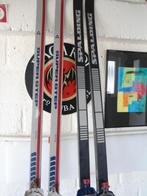 Lot de 2 paires de Ski de Fond+ 4 Bâtons, Fischer, Enlèvement ou Envoi, Bâtons, Ski de fond
