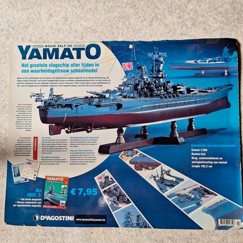Slagschip Yamato, Hobby en Vrije tijd, Modelbouw | Boten en Schepen, Zo goed als nieuw, Ophalen