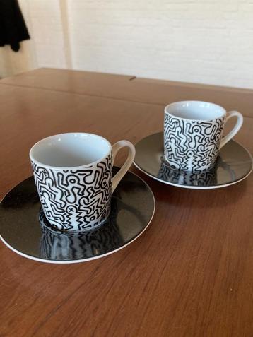 Keith Haring espresso kopjes disponible aux enchères