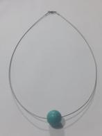 Zilver Ketting, Bijoux, Sacs & Beauté, Colliers, Enlèvement ou Envoi, Comme neuf, Argent, Argent