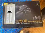 Nikon D7500 DSLR + Nikon 18-140 mm f/35-5.6G ED VR-zoom, Ophalen, Gebruikt, Spiegelreflex, 21 Megapixel