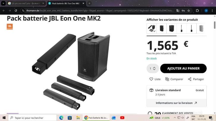 systeme autonome JBL DENON, Musique & Instruments, DJ sets & Platines, Comme neuf, DJ-Set, Denon, Enlèvement ou Envoi