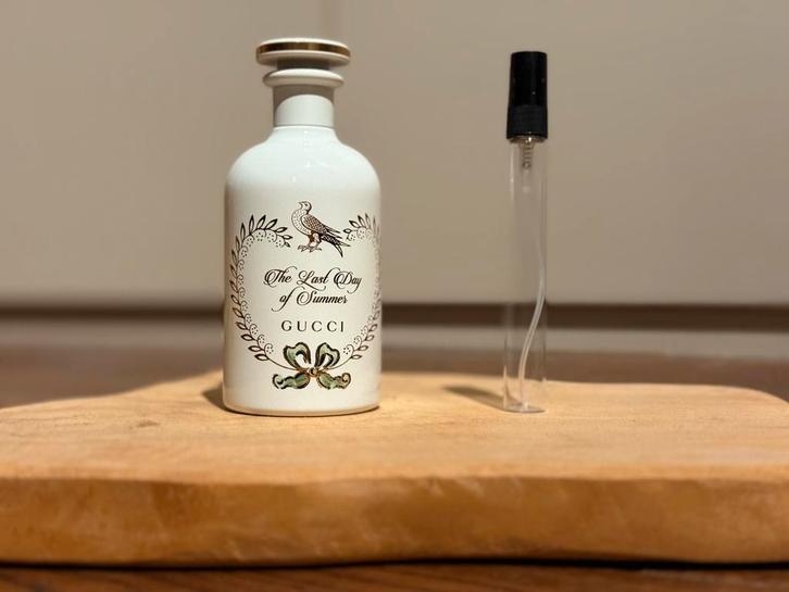 Gucci - The last day of summer sample/decant, Handtassen en Accessoires, Uiterlijk | Parfum, Nieuw, Ophalen of Verzenden