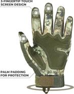 KEMIMOTO Militaire tactische motorhandschoenen GRATIS LEV, Verzenden, Nieuw met kaartje, Heren, Handschoenen