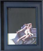HERMAN BAERT / DE BRIEF / ORIGINEEL WERK / 87x72cm / KADER, Ophalen