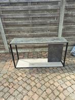 Industriële sidetable te koop, Huis en Inrichting, Ophalen, 100 tot 150 cm, Zo goed als nieuw, Industriëel