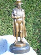 statue de napoléon bras au ventre en bronze signé ., Antiquités & Art, Antiquités | Bronze & Cuivre, Bronze, Enlèvement ou Envoi