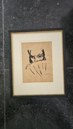 Kees van Dongen  Aquarel  Hand Gesigneerd  Ingelijst  Afmeti, Ophalen