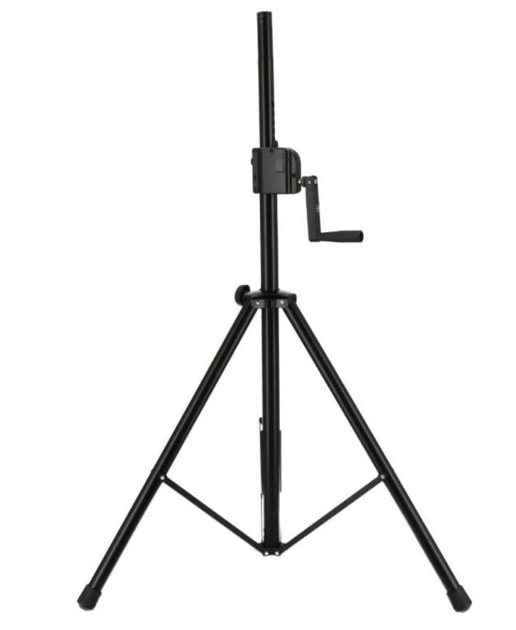 3 x Konig & Meyer 213 luidsprekerstatief met wind-up systeem, Audio, Tv en Foto, Luidsprekerboxen, Gebruikt, Overige typen, 120 watt of meer