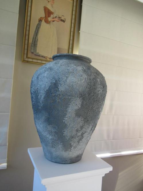 vaas-vloervaas-kruik-aardewerk-XXL-H 50cm-gewicht 13,600gr, Maison & Meubles, Accessoires pour la Maison | Vases, Enlèvement