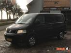 Volkswagen Transporter T5 2.5 TDI Aut. L1H1 DC 5-Pers Airco, Automaat, Zwart, Bedrijf, Diesel