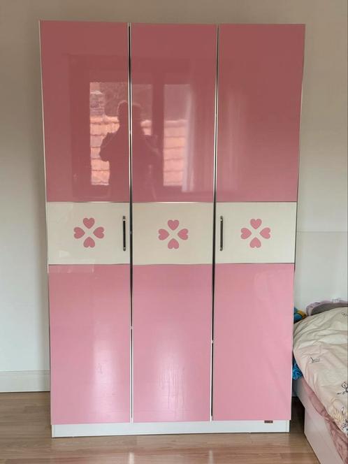 Complete Meisjeskamer + bureau + stoel, Huis en Inrichting, Slaapkamer | Complete slaapkamers, Gebruikt, Twijfelaar, Ophalen