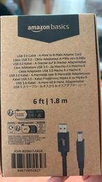 AmazonBasics USB 3.0/USB 3.0 Type B, 1.8m, Ophalen, Nieuw