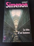 La tête  d un homme Simenon, Gelezen, Ophalen of Verzenden