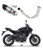 Dominator Uitlaat Yamaha MT07 Tracer 7 XSR 700 2013 - 2023, Motoren, Onderdelen | Yamaha, Ophalen of Verzenden, Nieuw
