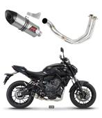 Dominator Uitlaat Yamaha MT07 Tracer 7 XSR 700 2013 - 2023, Nieuw