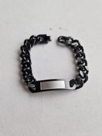 Armband Luxury, Ophalen of Verzenden, Nieuw, Zwart, Staal