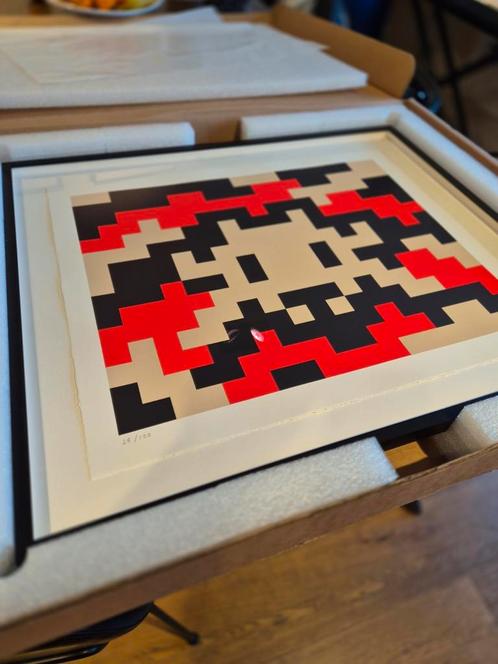 INVADER CAMO M-3C-M2, Antiek en Kunst, Kunst | Litho's en Zeefdrukken, Ophalen
