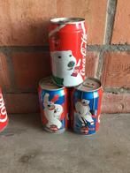 Coca-Cola blikjes 3st ijsberen, Verpakking, Gebruikt, Verzenden