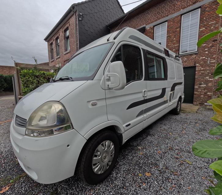Renault master 2.5 dci - van amenagé, Caravans en Kamperen, Mobilhomes, Particulier, tot en met 3, Buscamper of Camperbus, Overige merken