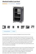 Camping kast, Ophalen, Zo goed als nieuw, Campingkast