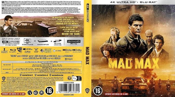 mad max (4K ultra hd + blu-ray) nieuw  , Cd's en Dvd's, Blu-ray, Zo goed als nieuw, Science Fiction en Fantasy, Ophalen of Verzenden