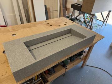 Corian solid surface wastafel 1.20 mtr beschikbaar voor biedingen