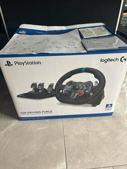 Logitech G29 met versnellingsbak, Games en Spelcomputers, Spelcomputers | Sony Consoles | Accessoires, Zo goed als nieuw, PlayStation 3