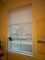 Houten jaloezieën wit - 3 stuks, Huis en Inrichting, Stoffering | Gordijnen en Lamellen, Ophalen, 100 tot 150 cm, Wit, Zo goed als nieuw