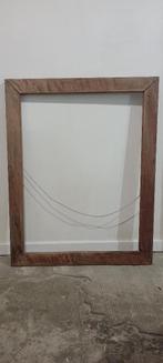 Cadre ancien bois,avec renforts d'angle,76x97/64x84, c19, Maison & Meubles, Accessoires pour la Maison | Cadres, Enlèvement, Utilisé