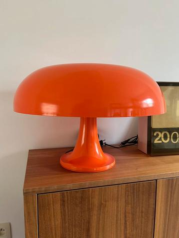 Artemide Nesso Tafellamp – Oranje – 1999, Jaren 60, Moins de 50 cm, Comme neuf, Synthétique