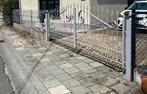 Authentiek Gietijzeren hekwerk/omheining met poort, Tuin en Terras, Ophalen, Met poort, Gebruikt, Sierhekwerk