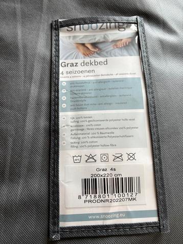Nieuw 4 seizoenen dekbed (2 delen) 200x220cm Snoozing beschikbaar voor biedingen