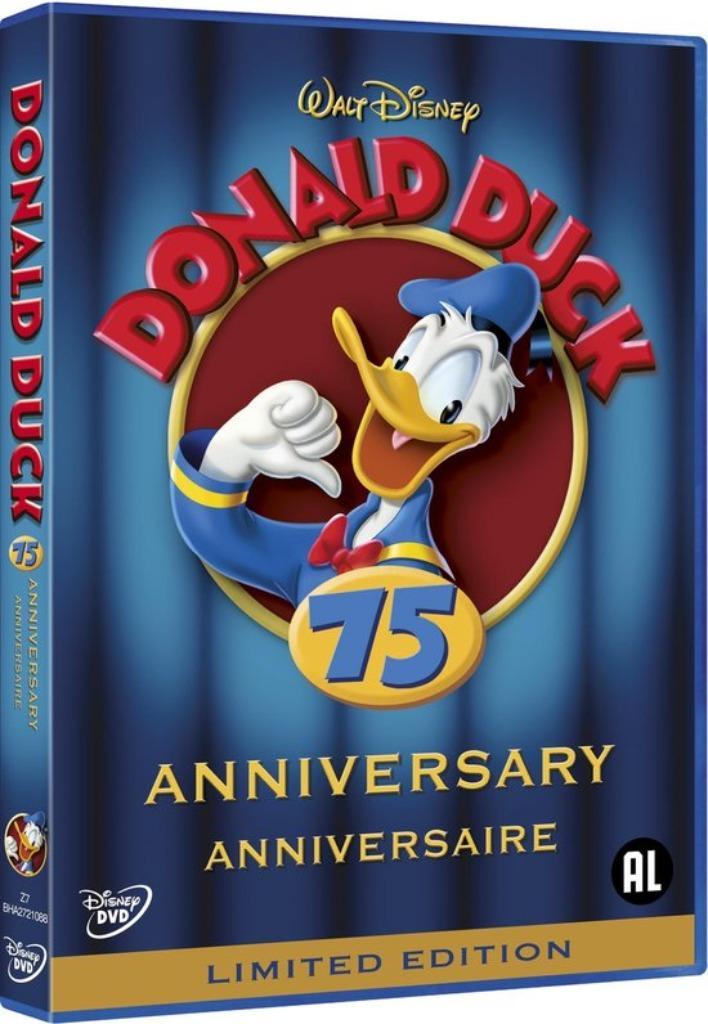 Disney dvd - Donald Duck 75 anniversary, Cd's en Dvd's, Dvd's | Tekenfilms en Animatie, Alle leeftijden, Ophalen of Verzenden