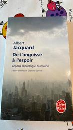 Albert Jacquard - De L'Angoisse A L'Espoir, Boeken, Filosofie, Ophalen of Verzenden, Albert Jacquard