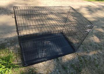 Cage métallique de transport pliable pour grand chien, Enlèvement, Comme neuf