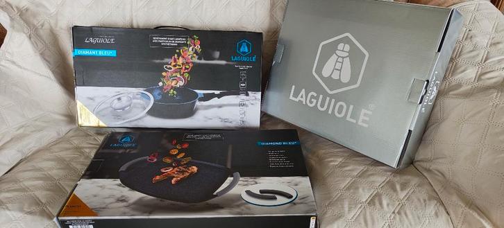 Laguiole - Batterie de cuisine Neuve, Maison & Meubles, Cuisine | Casseroles & Poêles, Neuf, Ensemble de casseroles, Aluminium