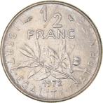 1972, Frankrijk, 1/2 Franc, Frankrijk, Ophalen of Verzenden, Losse munt