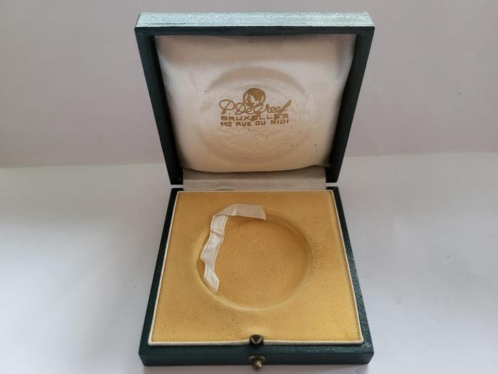 Vintage juwelendoosje, Handtassen en Accessoires, Antieke sieraden, Overige typen, Overige materialen, Ophalen of Verzenden