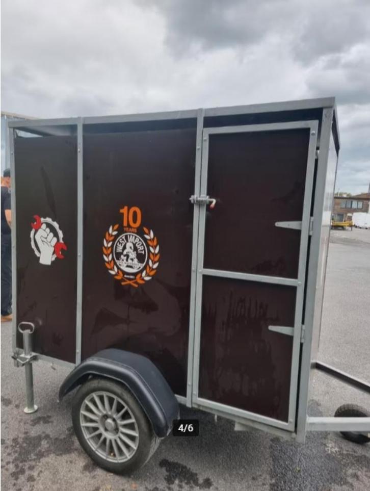 Te koop: Gesloten Remorq aanhangwagen – perfecte staat, Auto diversen, Aanhangers en Bagagewagens, Zo goed als nieuw, Ophalen