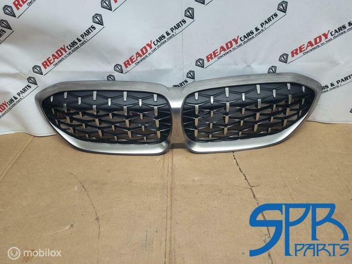 Grille BMW 3-serie G20 G21 M340I GRILL NIEREN CHROOM DIAMOND, Auto-onderdelen, Carrosserie, BMW, Gebruikt, Ophalen of Verzenden