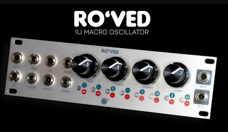 Plum Audio - Ro'ved Plaits Clone 1U, Muziek en Instrumenten, Synthesizers, Zo goed als nieuw, Ophalen of Verzenden