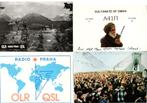 radio-amateur kaarten  QSL, Verzenden, 1940 tot 1960, Gelopen, Overige thema's