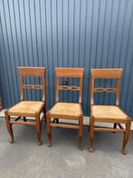 Eiken stoelen, Huis en Inrichting, Ophalen, Nieuw, Bruin, Riet of Rotan