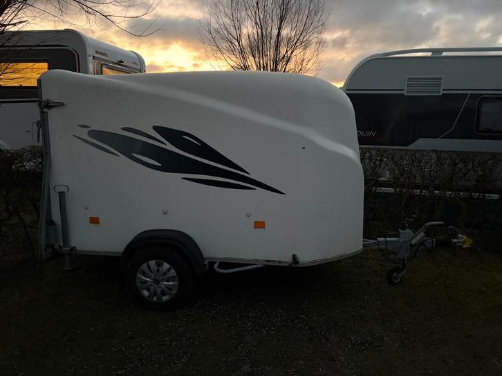 Polyester aanhangwagen hrg, Autos : Divers, Remorques, Comme neuf, Enlèvement