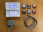 Nintendo DS Lite met games, Ophalen, Wit, DS Lite, Gebruikt